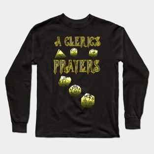 A Cleric's Prayers Long Sleeve T-Shirt